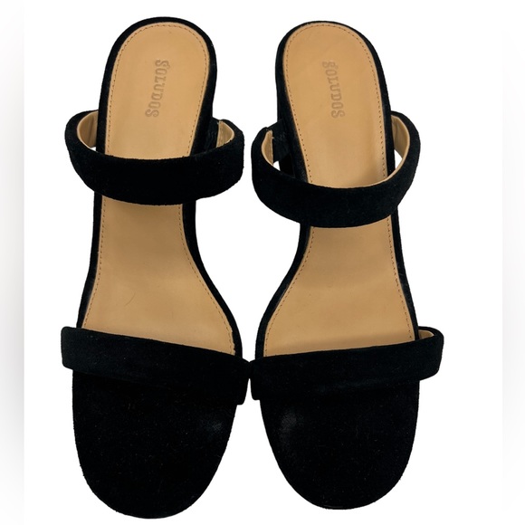 Soludos Ines Block Heel Sandal with Two Straps Size 9.5 - Picture 2 of 10